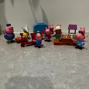 Peppa Pig Playsets Picnic Time Wishing Well Gardening